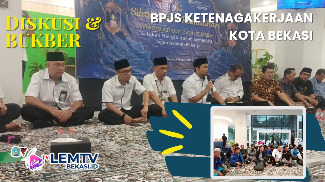 BPJS Ketenagakerjaan Kota Bekasi Gelar Forum Diskusi dan Buka Puasa Bersama Serikat Pekerja